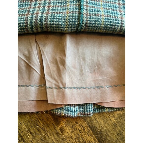 John Mayer Vintage Plaid Wool Knee Length Pencil Skirt 10 Academia Moody Scholar - Picture 8 of 8